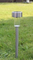 FOCO SOLAR 0.01W SOLAR TIPO ESTACA (PACK 4 UNIDADES) ACERO INOXIDABLE