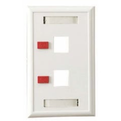 FACE PLATE 2 PTO BLANCO