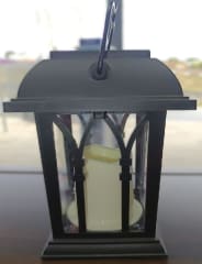 FAROL JARDIN SOLAR VELA  0,1w 1700k ABS NEGRA