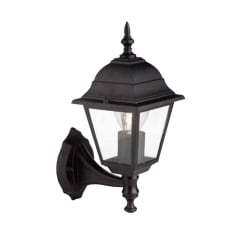 FAROL COLONIAL 4 CARAS E27 NEGRO EXTERIOR