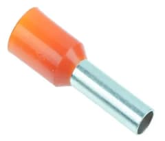 TERMINAL FERRUL  DOBLE 12AWG NARANJA BOLSA 20 UNID