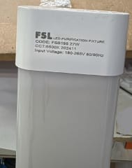 EQUIPO ESTANCO CINTA PURIFICACION 27W 6500° 60 CMS