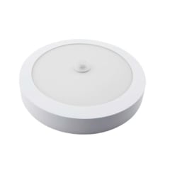 FOCO S/P LED 12W 6500° REDONDO C/SENSOR