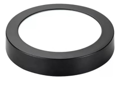 FOCO S/P LED 18W 6500º REDONDO NEGRO