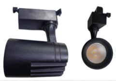 FOCO RIEL 15W LED 3000º ENERGIZADO NEGRO CHENYU