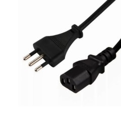 cable poder cpu/monitor 1.8 mts negro
