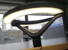 LUMINARIA ORNAMENTAL LED 60W 4000° GALACTICA TIPO PAGODA IP65 P76 SUP GRIS