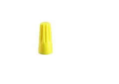 CONECTOR GORRO 33 AMARILLO PEQUEÑO 0.75MM (BOLSA 100 UNID)