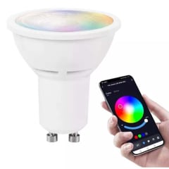 AMPOLLETA LED 6W GU10  RGB INTELIGENTE BT