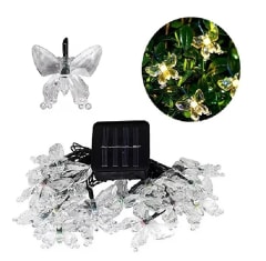 GUIRNALDA SOLAR 2W 3000° TIPO MARIPOSA CD 1.2V