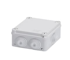 CAJA ESTANCA 100X100 C/CONOS IP55 RAL 7035