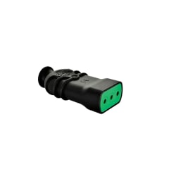 ENCHUFE HEMBRA VOL 2P+T 10A NEGRO F