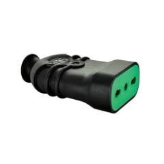 ENCHUFE HEMBRA VOL 2P+T 10/16a 250v NEGRO