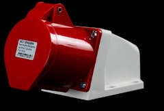 ENCHUFE HEMBRA IND 3P+N+T 32A S/P 6H IP44 ROJO