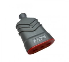 ENCHUFE HEMBRA VOL 2P+T 10/16A GRIS 250V