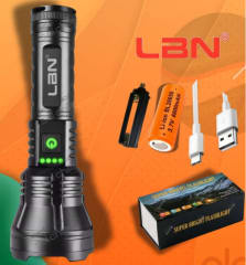 LINTERNA RECARGABLE METALICA FLASHLIGHT WATERPROOF