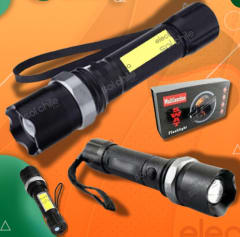 LINTERNA TACTICA METALICA RECARGABLE