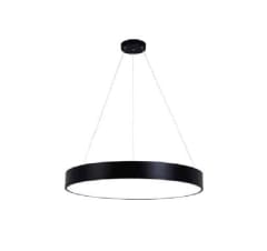 LUMINARIA CIRCULAR 48W COMPLETA NEGRA 6500