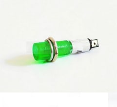 LUZ PILOTO 10MM VERDE 220VAC