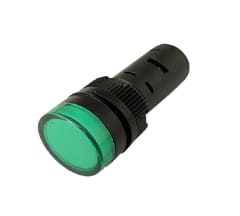 LUZ PILOTO 22MM VERDE LED