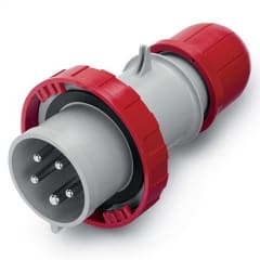ENCHUFE MACHO IND VOL 3P+N+T 63A IP67 380V SCAME