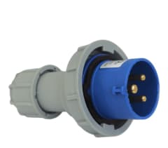 ENCHUFE MACHO IND 2P+T 32A VOL IP67 6 HRS