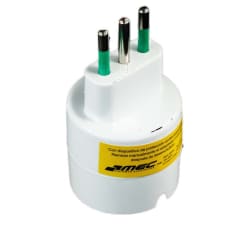 ENCHUFE MACHO ADAPTADOR SCHUCKO 10A BLANCO