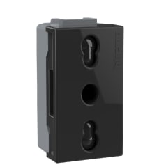 MOD ENCHUFE 10/16 ANTRACITA BLACK NOBILE