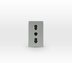 MOD ENCHUFE 10/16 SILVER