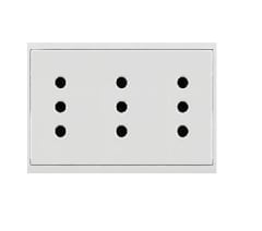 MOD ENCHUFE TRIPLEX 10A BLANCO