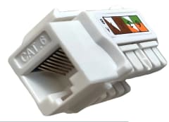 MOD RJ45 CAT 6 LS BLANCO KEYSTONE