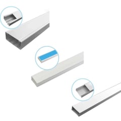 MOLDURA 20X10MM X 2MTS 0.7MM C/PEGAMENTO BLANCA
