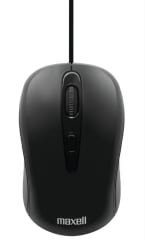 MOUSE OPTICO GRIS NEGRO CON CABLE