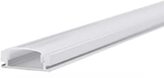 PERFIL ALUMINIO U  COVER OPAL P/CINTA LED 2 METROS