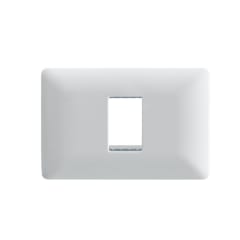 PLACA 1 PTO BLANCA C/SOPORTE