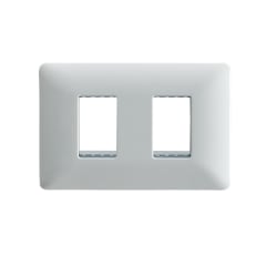 PLACA 2 PTO BLANCA C/SOPORTE