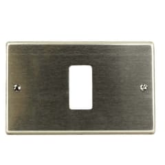 PLACA ANONIZADA 1 PTO MARLANVIL