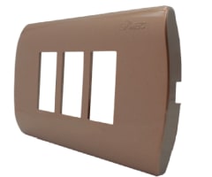 PLACA 3 PTO ARIS DORADO