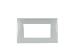 PLACA 3 PTO SILVER C/SOPORTE