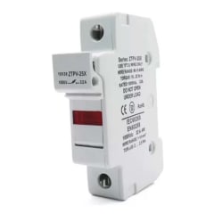 PORTAFUSIBLE 10X38MM 32A C/LUZ PILOTO CCD