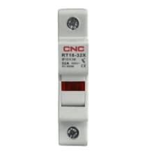 PORTAFUSIBLE 10X38 1 POLO CON INDICADOR DE LUZ LED