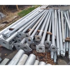POSTE 5 MTS GALVANIZADO