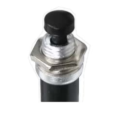 INTERRUPTOR PULSADOR 19MM NEGRO NORMALMENTE CERRADO