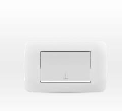 INT PULSADOR TIMBRE 10A TECLON BLANCO