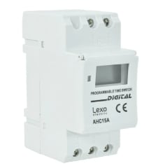 RELOJ CONTROL DIGITAL C/RESERVA 0-24HRS 15A 220V