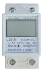 REMARCADOR MONOFASICO 60A DIGITAL RIEL DIN