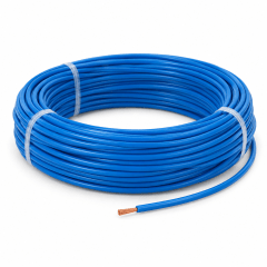 CABLE LIBRE HALOGENO 2,5 AZUL ROLLO 25MTS