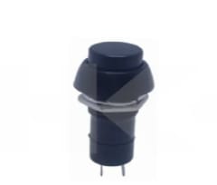 INTERRUPTOR BOTON REDONDO NEGRO 3A