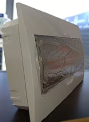 TABLERO EMB 12CC PTA TRANSPARENTE