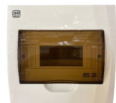 TABLERO EMB 8CC LIBRE HALOGENO IP41